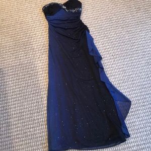 Navy Blue Prom Dress